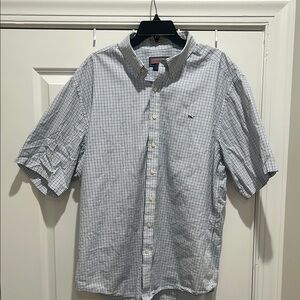 Vineyard Vines Blue Casual Button Down Shirt